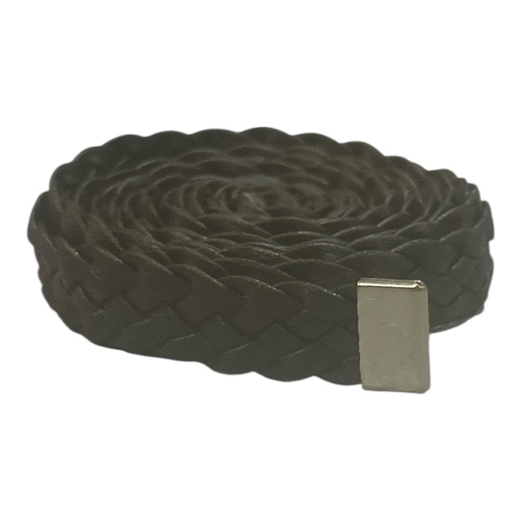 Women’s Black Braided Belt 58” - Picture 3 of 3